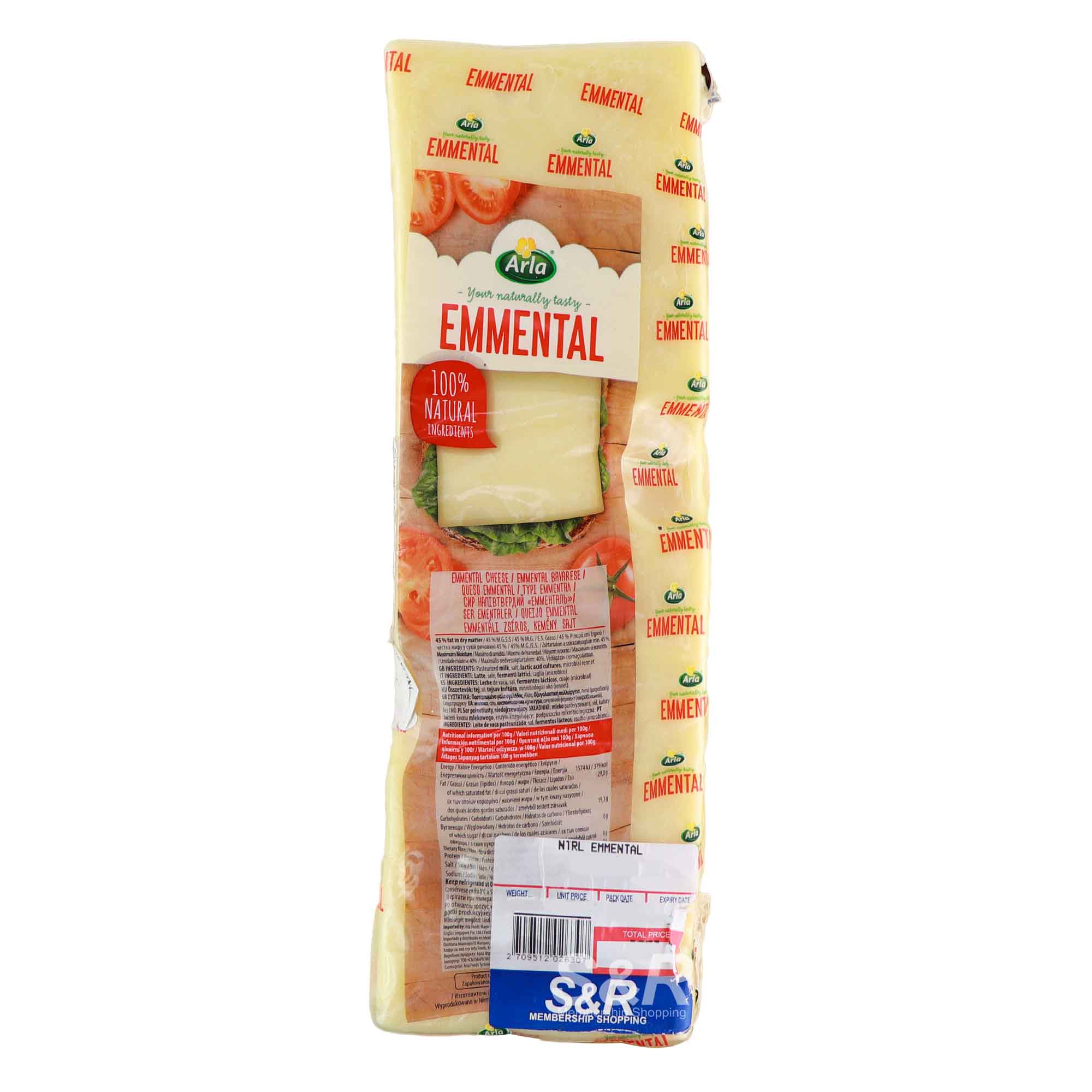 Arla Emmental Cheese approx. 2.7kg